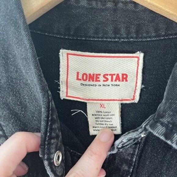 Lone Star Western Button Up Top Size XL - Picture 2 of 4